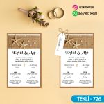 Tekli Düğün – 726