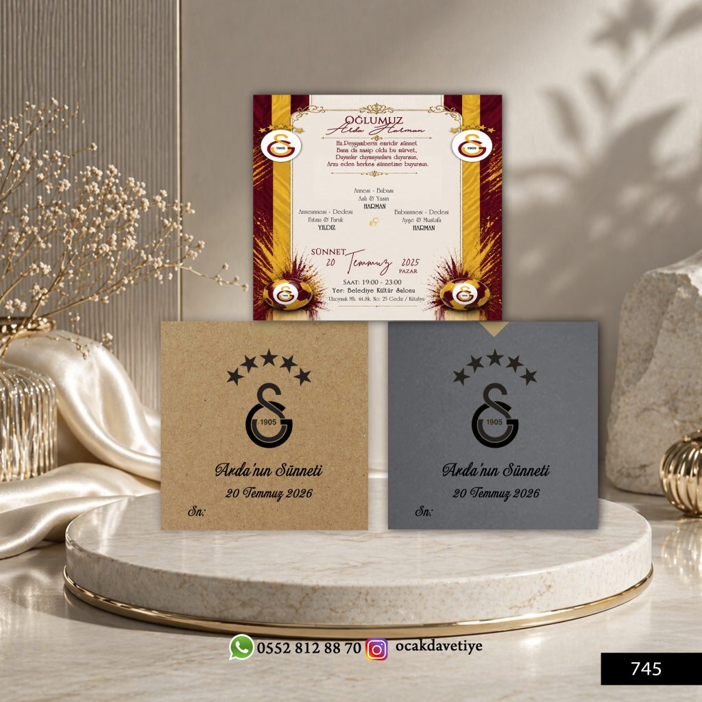 XL Zarflı Sünnet Davetiyesi – 743 (Kopya)