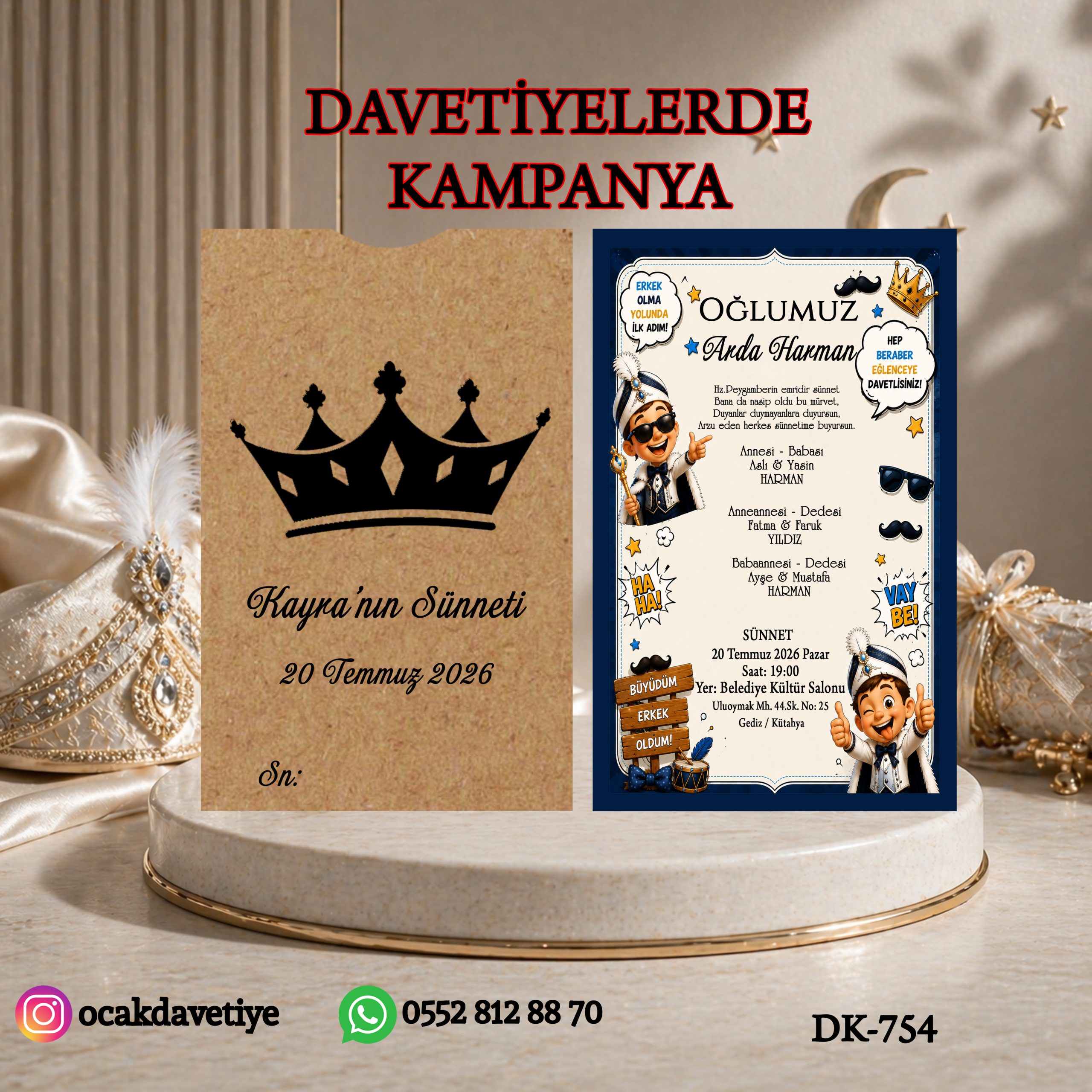 Dik Baskılı Kraft Zarflı – DBKZ143 (Kopya)