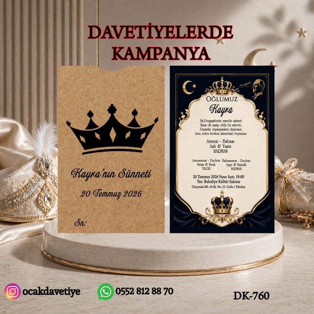 Dik Baskılı Kraft Zarflı – DK-759 (Kopya)